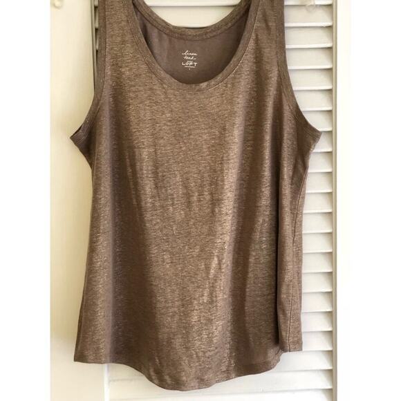 Loft linen shimmer tank - Picture 2 of 5